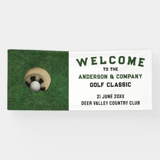 Golf Evenement Spandoek (Horizontaal)