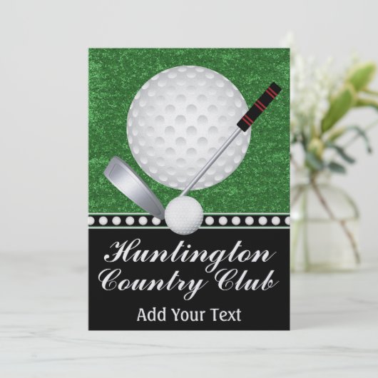 Golf Evenement - SRF Kaart (Staand voorkant)