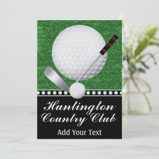 Golf Evenement - SRF Kaart (Staand voorkant)