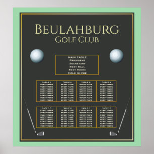 Golf Event Any Color Fab Seating Poster