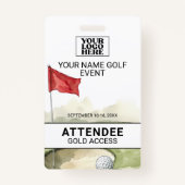 Golf Event Badge (Voorkant)