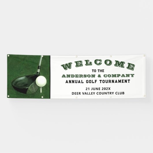 Golf Event Banner (Horizontaal)
