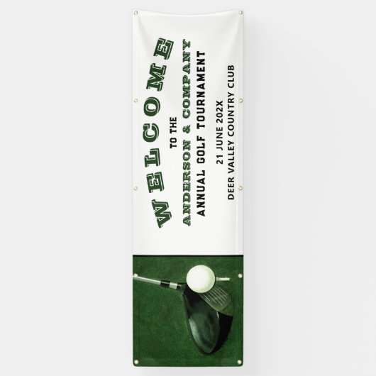 Golf Event Banner (Verticaal)