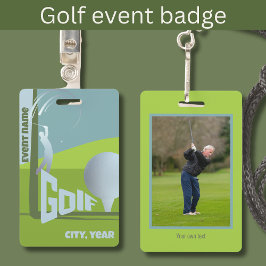 Golf Event golfclub golfer deelname Badge