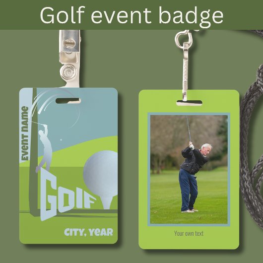 Golf Event golfclub golfer deelname Badge
