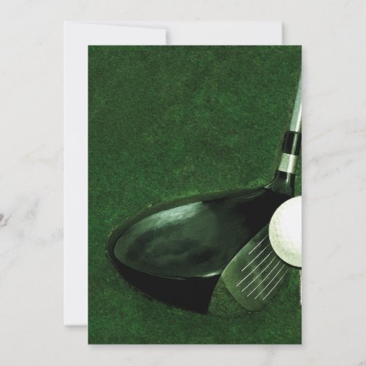 Golf Event Kaart (Achterkant)