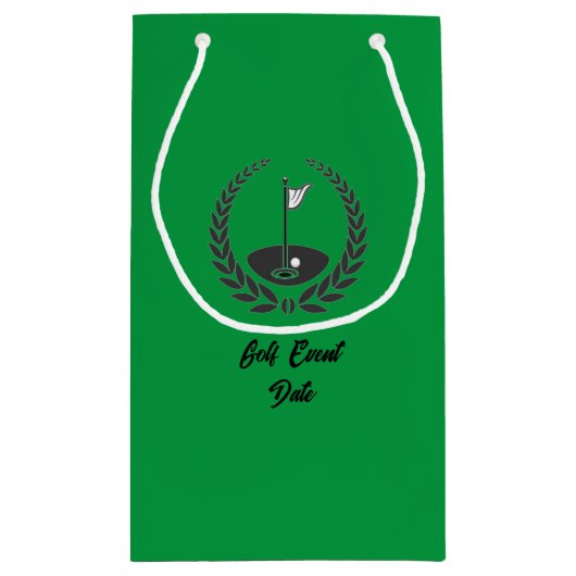 Golf Event Middelgrote Gift Bag Klein Cadeauzakje (Achterkant)