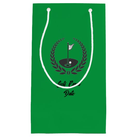 Golf Event Middelgrote Gift Bag Klein Cadeauzakje (Voorkant)