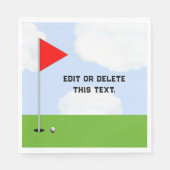 Golf Event Napkins Servet (Voorkant)