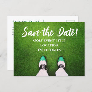 Golf Event "Save the Date" Uitnodiging Briefkaart