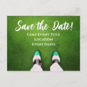 Golf Event "Save the Date" Uitnodiging Briefkaart (Voorkant)