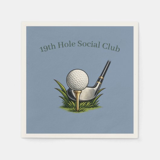 Golf Events Cocktail Servet (Voorkant)