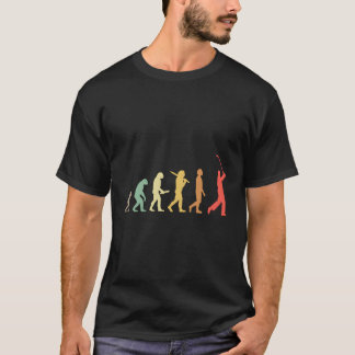 Golf evolutie voor golfers golfspelers t-shirt