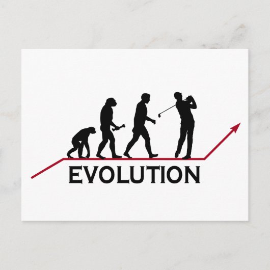Golf Evolution Briefkaart (Voorkant)