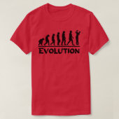 Golf Evolution Funny Gift Humor Golf-spelergiften T-shirt (Design voorkant)
