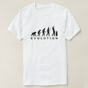 Golf Evolution grappige T shirt golfer Humor
