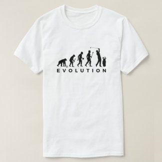 Golf Evolution grappige T-shirt golfer Humor