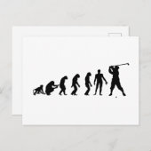 Golf Evolutionstheorie des Sport Briefkaart (Voorkant / Achterkant)