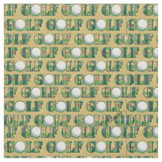 Golf Fabric Stof (Close Up)
