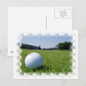 Golf Fairway Briefkaart (Voorkant / Achterkant)