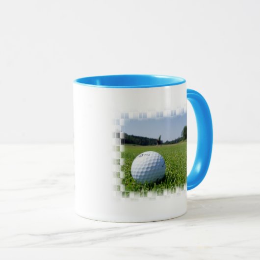 Golf Fairway Coffee Mok (Voorkant rechts)