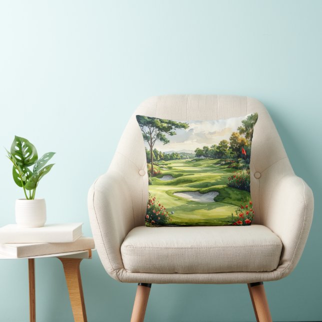 Golf Fairway Kussen (Stoel)