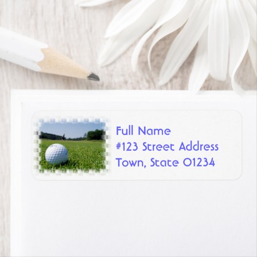 Golf Fairway Mailing Label (Insitu)