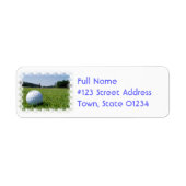 Golf Fairway Mailing Label (Voorkant)