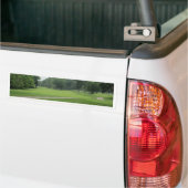 Golf Fairway Print Bumpersticker (Op Truck)