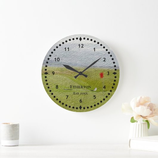 Golf Fairway Scene Grote Klok (Huis)