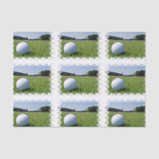 Golf Fairway Tissuepapier (Voorkant)