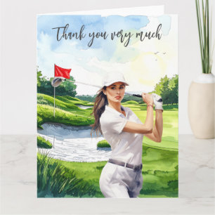 Golf Fairway Waardering: Dankkaart Bedankkaart