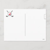 Golf Familie Kerstmis Ontwerp Feestdagenkaart (Achterkant)