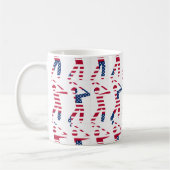 GOLF FAN Best Dad ever Personated USA Flag Koffiemok (Links)