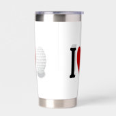 Golf Fan Geïsoleerde Drinkbeker (Links)