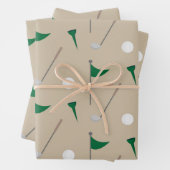 Golf Fan Gift, Golfende Gift, Sportlintpatroon Inpakpapier Vel (In situ)