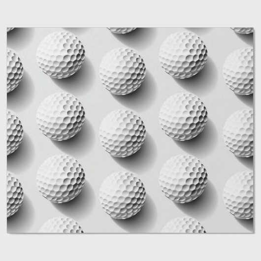 Golf Fan Gift Wrapping Paper Cadeaupapier (Vlak)