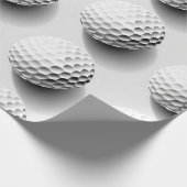Golf Fan Gift Wrapping Paper Cadeaupapier (Hoek)