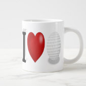 Golf Fan halve tekst Grote Koffiekop (Rechts)