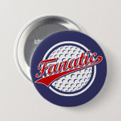 Golf Fanatic Ronde Button 7,6 Cm (Voorkant /achterkant)