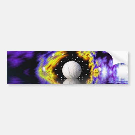 Golf Fantasy-Bumpersticker Bumpersticker (Voorkant)