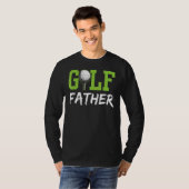 Golf Father Golfer Hobby Golfing Dad Papa T-shirt (Voorkant volledig)