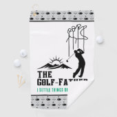 Golf-Father - Vestig dingen op het groen Golfhanddoek (Insitu)