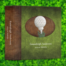 Golf Faux Green Leather Elegance