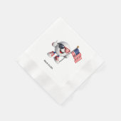 Golf Feest Amerikaanse 4 juli Servet (Hoek)