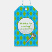 Golf Feest Cadeaulabel (Voorkant)