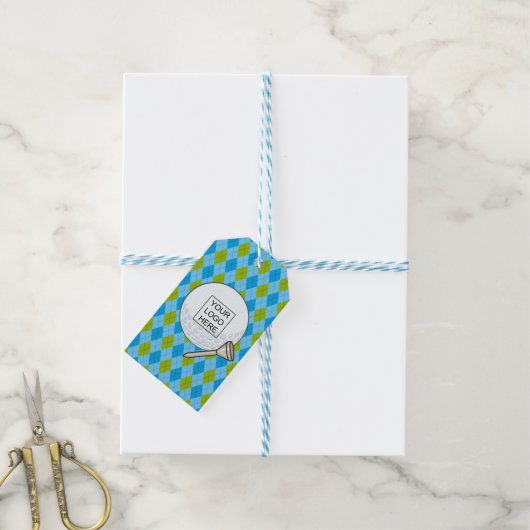 Golf Feest Cadeaulabel (Met Touw)