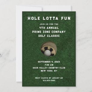 Golf Feest Event Kaart
