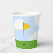 Golf Feest Papieren Bekers (Voorkant)