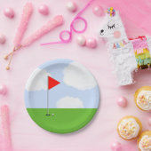 Golf Feest Papieren Bordje (Feest)